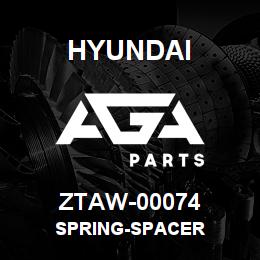 ZTAW-00074 Hyundai Construction SPRING-SPACER | AGA Parts