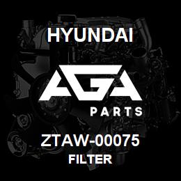 ZTAW-00075 Hyundai Construction FILTER | AGA Parts