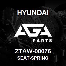 ZTAW-00076 Hyundai Construction SEAT-SPRING | AGA Parts
