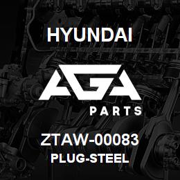 ZTAW-00083 Hyundai Construction PLUG-STEEL | AGA Parts