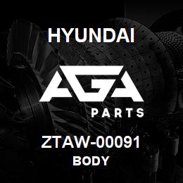 ZTAW-00091 Hyundai Construction BODY | AGA Parts