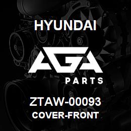 ZTAW-00093 Hyundai Construction COVER-FRONT | AGA Parts