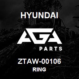 ZTAW-00106 Hyundai Construction RING | AGA Parts