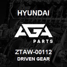 ZTAW-00112 Hyundai Construction DRIVEN GEAR | AGA Parts