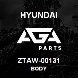 ZTAW-00131 Hyundai Construction BODY | AGA Parts