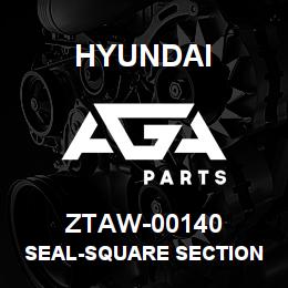 ZTAW-00140 Hyundai Construction SEAL-SQUARE SECTION | AGA Parts