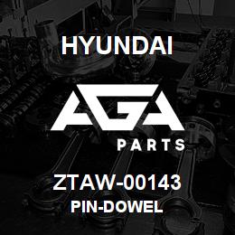 ZTAW-00143 Hyundai Construction PIN-DOWEL | AGA Parts