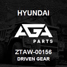 ZTAW-00156 Hyundai Construction DRIVEN GEAR | AGA Parts