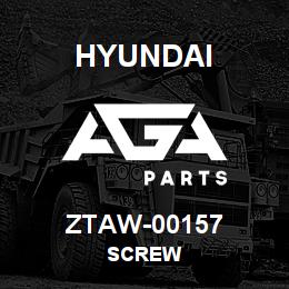 ZTAW-00157 Hyundai Construction SCREW | AGA Parts