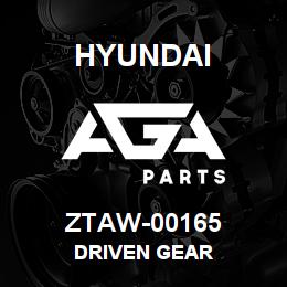 ZTAW-00165 Hyundai Construction DRIVEN GEAR | AGA Parts