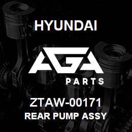 ZTAW-00171 Hyundai Construction REAR PUMP ASSY | AGA Parts