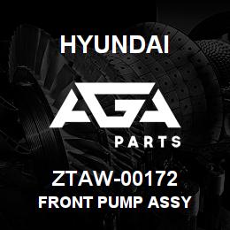 ZTAW-00172 Hyundai Construction FRONT PUMP ASSY | AGA Parts