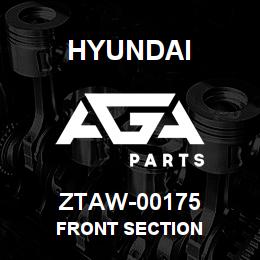 ZTAW-00175 Hyundai Construction FRONT SECTION | AGA Parts
