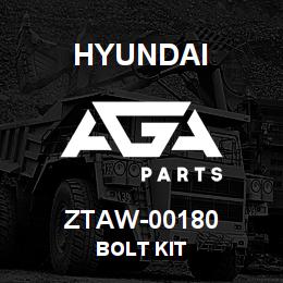 ZTAW-00180 Hyundai Construction BOLT KIT | AGA Parts
