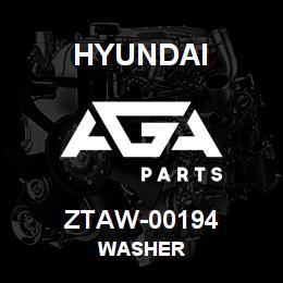 ZTAW-00194 Hyundai Construction WASHER | AGA Parts