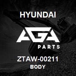 ZTAW-00211 Hyundai Construction BODY | AGA Parts