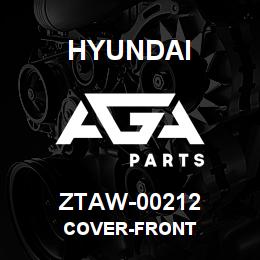 ZTAW-00212 Hyundai Construction COVER-FRONT | AGA Parts