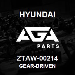 ZTAW-00214 Hyundai Construction GEAR-DRIVEN | AGA Parts