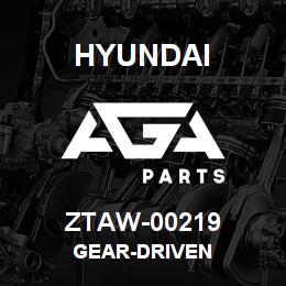 ZTAW-00219 Hyundai Construction GEAR-DRIVEN | AGA Parts
