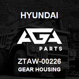 ZTAW-00226 Hyundai Construction GEAR HOUSING | AGA Parts