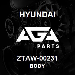 ZTAW-00231 Hyundai Construction BODY | AGA Parts