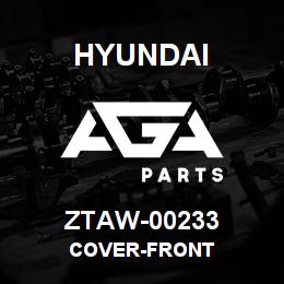 ZTAW-00233 Hyundai Construction COVER-FRONT | AGA Parts