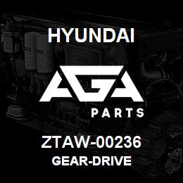 ZTAW-00236 Hyundai Construction GEAR-DRIVE | AGA Parts