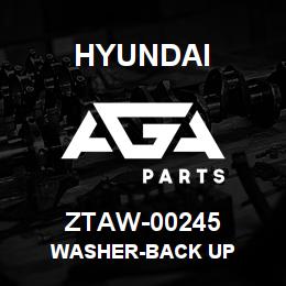 ZTAW-00245 Hyundai Construction WASHER-BACK UP | AGA Parts