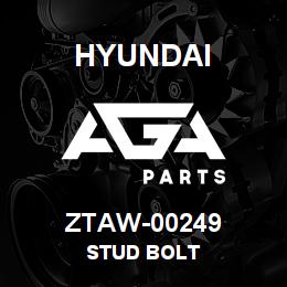 ZTAW-00249 Hyundai Construction STUD BOLT | AGA Parts