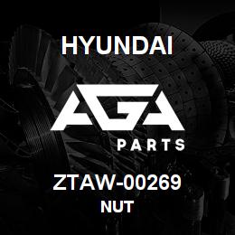 ZTAW-00269 Hyundai Construction NUT | AGA Parts