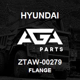ZTAW-00279 Hyundai Construction FLANGE | AGA Parts