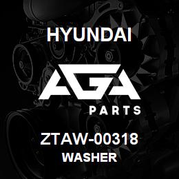 ZTAW-00318 Hyundai Construction WASHER | AGA Parts