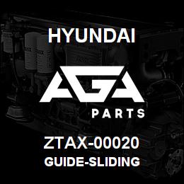 ZTAX-00020 Hyundai Construction GUIDE-SLIDING | AGA Parts