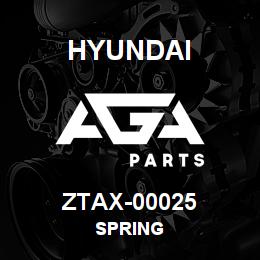 ZTAX-00025 Hyundai Construction SPRING | AGA Parts