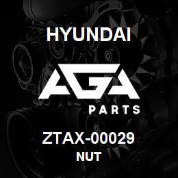 ZTAX-00029 Hyundai Construction NUT | AGA Parts