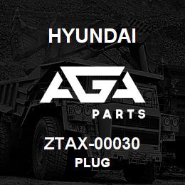 ZTAX-00030 Hyundai Construction PLUG | AGA Parts