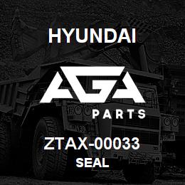 ZTAX-00033 Hyundai Construction SEAL | AGA Parts