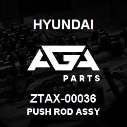ZTAX-00036 Hyundai Construction PUSH ROD ASSY | AGA Parts