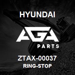 ZTAX-00037 Hyundai Construction RING-STOP | AGA Parts