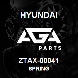 ZTAX-00041 Hyundai Construction SPRING | AGA Parts