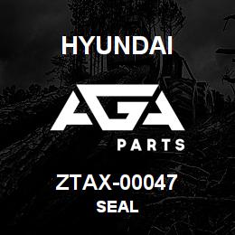 ZTAX-00047 Hyundai Construction SEAL | AGA Parts