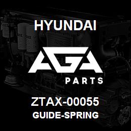 ZTAX-00055 Hyundai Construction GUIDE-SPRING | AGA Parts