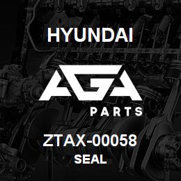 ZTAX-00058 Hyundai Construction SEAL | AGA Parts