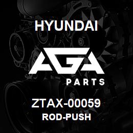 ZTAX-00059 Hyundai Construction ROD-PUSH | AGA Parts