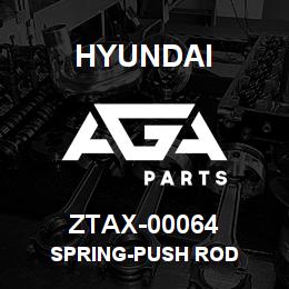 ZTAX-00064 Hyundai Construction SPRING-PUSH ROD | AGA Parts