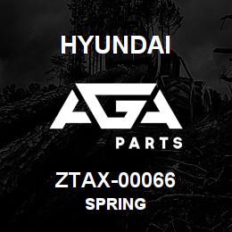 ZTAX-00066 Hyundai Construction SPRING | AGA Parts