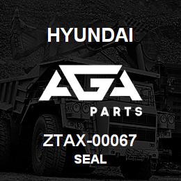 ZTAX-00067 Hyundai Construction SEAL | AGA Parts