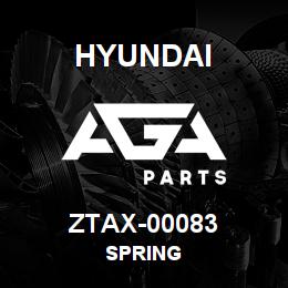 ZTAX-00083 Hyundai Construction SPRING | AGA Parts