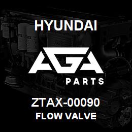 ZTAX-00090 Hyundai Construction FLOW VALVE | AGA Parts