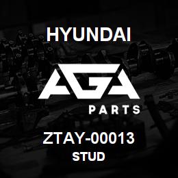 ZTAY-00013 Hyundai Construction STUD | AGA Parts